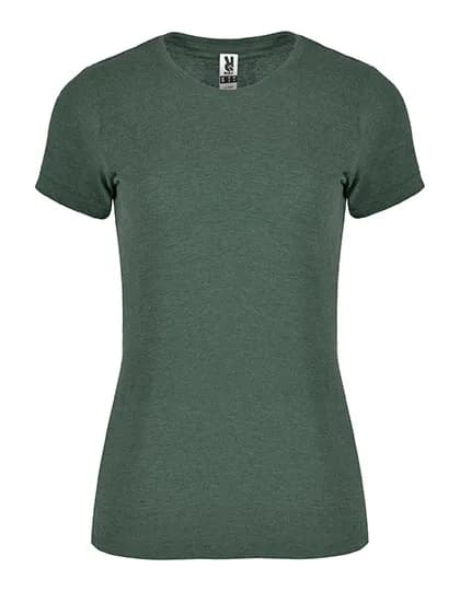 Women´s Fox T-Shirt - Heather Bottle Green 257