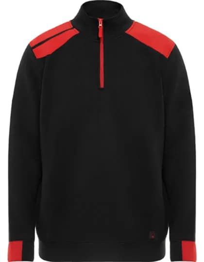Troyer Sweatshirt Maverick - Black 02/Red 60