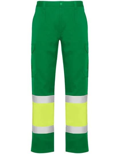 Naos Trousers - Garden Green 52/Fluor Yellow 221