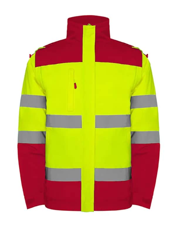Epsylon Parka - Red 60/Fluor Yellow 221