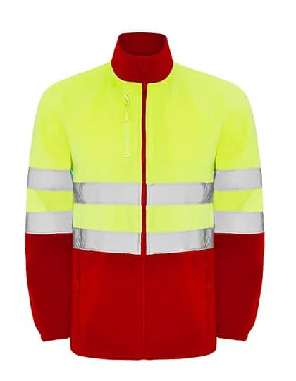 Altair Fleece Jacket - Red 60/Fluor Yellow 221