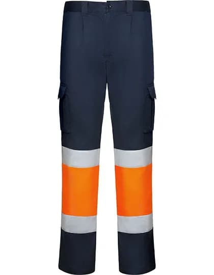 Trousers Daily Stretch Hi-Viz - Navy Blue 55/Fluor Orange 223