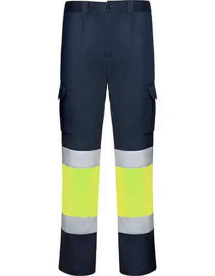 Trousers Daily Stretch Hi-Viz - Navy Blue 55/Fluor Yellow 221