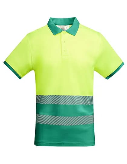 Poloshirt Atrio Shortsleeve - Garden Green 52/Fluor Yellow 221