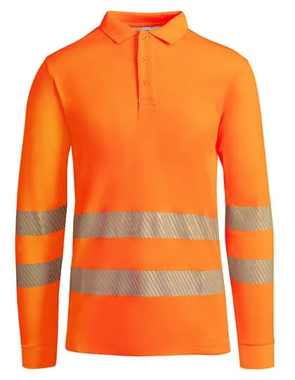 Poloshirt Atrio Longsleeve - Fluor Orange 223