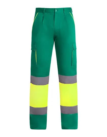 Trousers Enix - Garden Green 52/Fluor Yellow 221
