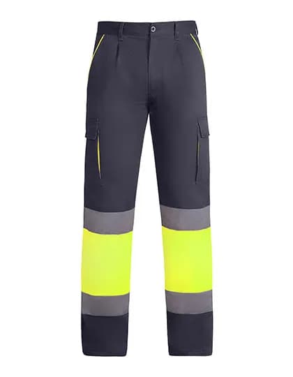Trousers Enix - Lead 23/Fluor Yellow 221
