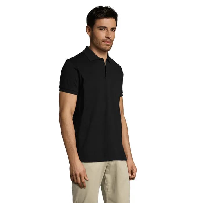 PRIME HERREN POLO 200g - PRIME MEN - Schwarz