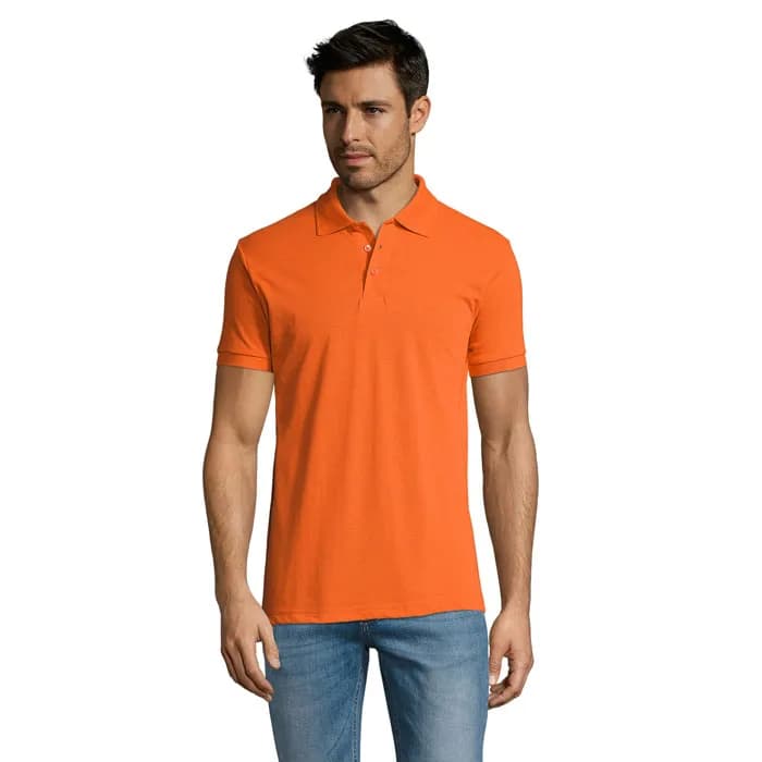 PRIME HERREN POLO 200g - PRIME MEN - Orange