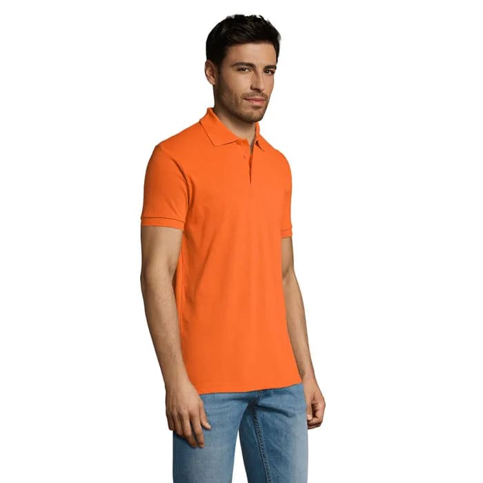 PRIME HERREN POLO 200g - PRIME MEN - Orange