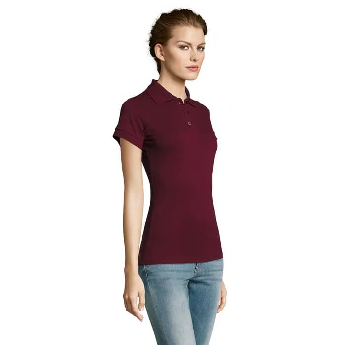 PRIME DAMEN POLO 200g - PRIME WOMEN - Burgundy