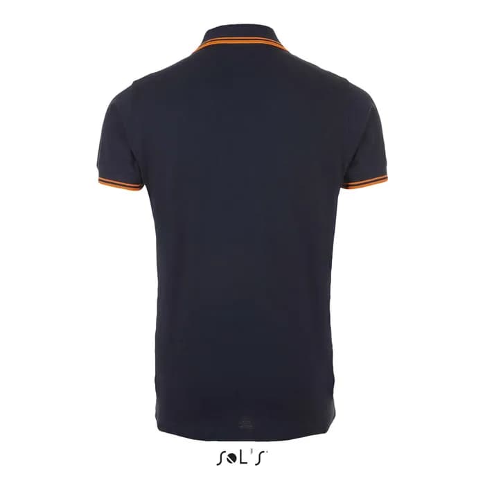 PASADENA HERREN POLO 200 - PASADENA MEN - Marineblau/Neonorange