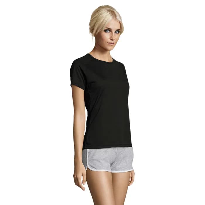 SPORTY DAMENT-SHIRT 140g - SPORTY WOMEN - Schwarz