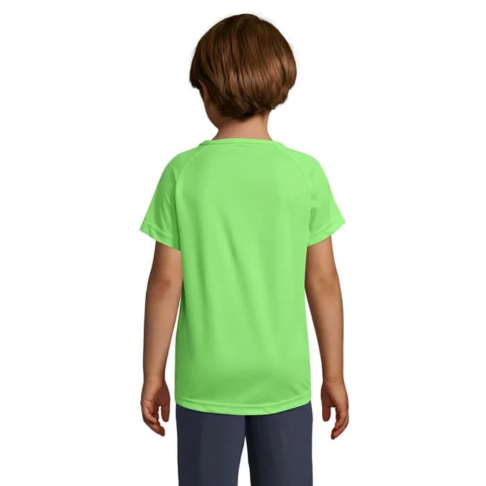 SPORTY KINDERT-SHIRT 140g - SPORTY KIDS - Neon Green