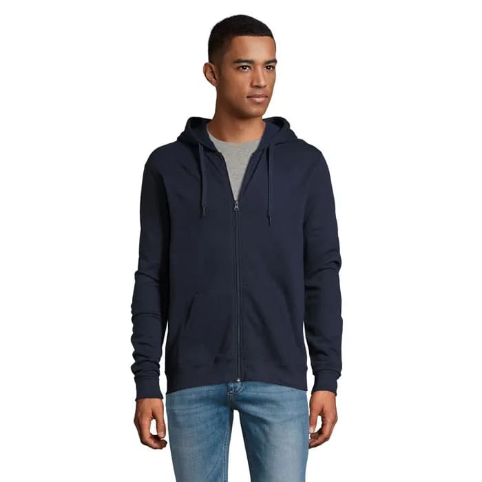 STONE UNI HOODIE 260g - STONE - French Navy