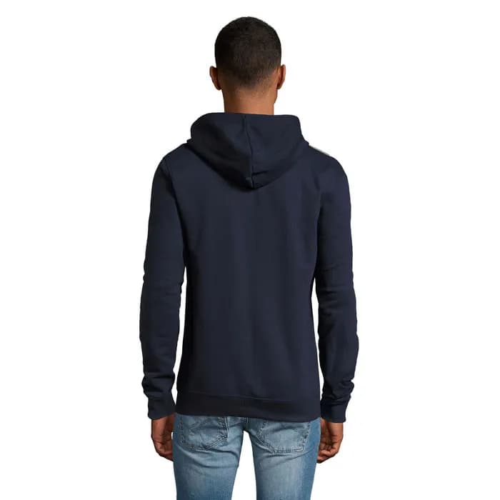 STONE UNI HOODIE 260g - STONE - French Navy