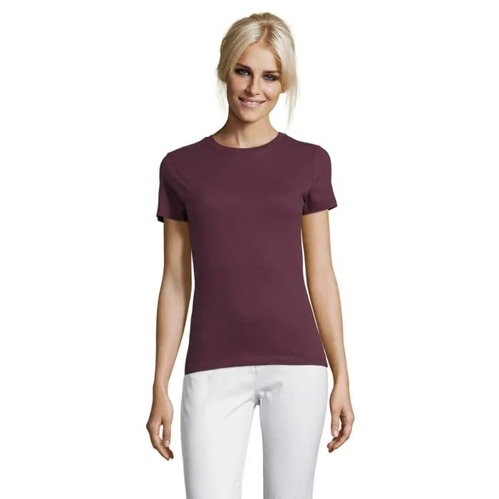 REGENT DAMENT-SHIRT 150g - REGENT WOMEN - Burgundy