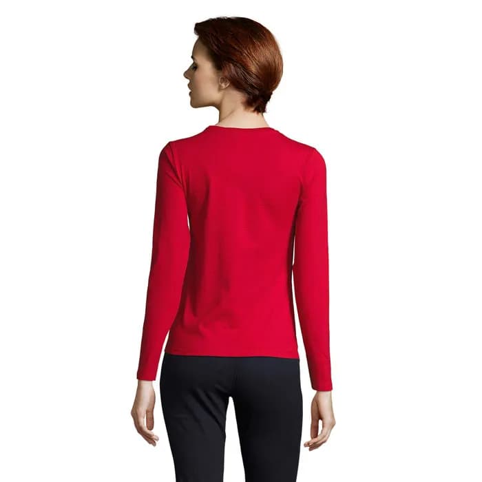 IMPERIAL LSL DAMEN T-SHIRT - IMPERIAL LSL WOMEN - Red