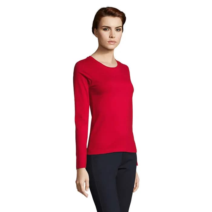 IMPERIAL LSL DAMEN T-SHIRT - IMPERIAL LSL WOMEN - Red