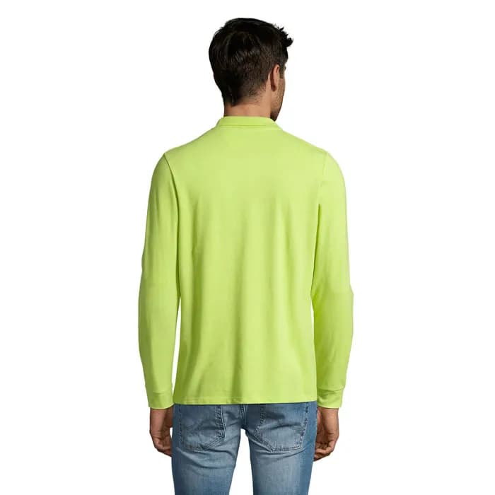 PERFECT LSL MEN POLO 180 - PERFECT LSL MEN - Apple Green