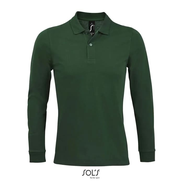 PERFECT LSL MEN POLO 180 - PERFECT LSL MEN - Bottle Green