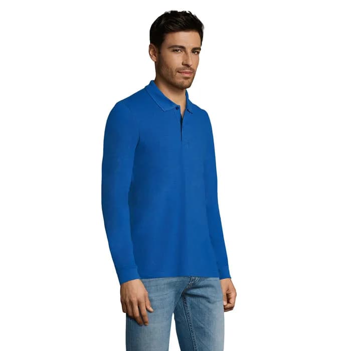 PERFECT LSL MEN POLO 180 - PERFECT LSL MEN - Royal Blue