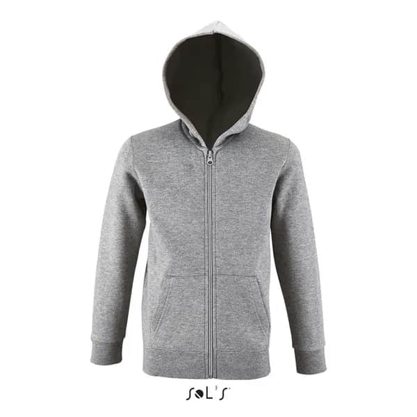 STONE KINDER HOODIE 260g - STONE KIDS - Grau-Melange 2
