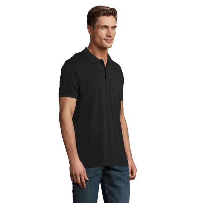 PLANET MEN Polo 170g - PLANET MEN - Schwarz