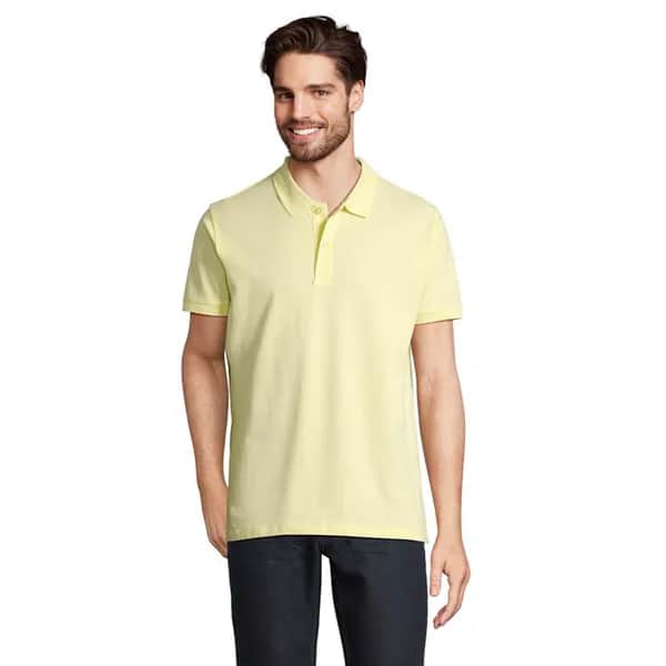 PLANET MEN Polo 170g - PLANET MEN - Hellgelb