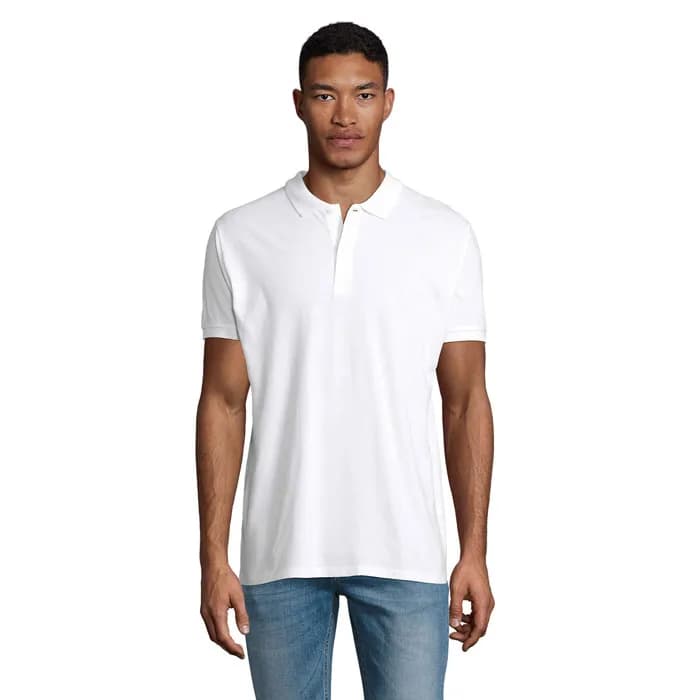 PLANET MEN Polo 170g - PLANET MEN - White