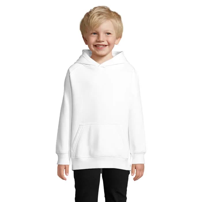 STELLAR KINDER KAPUZENPULLI - STELLAR KIDS - White