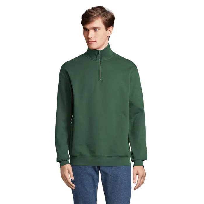 CONRAD Sweater Zip Kragen - CONRAD - Bottle Green