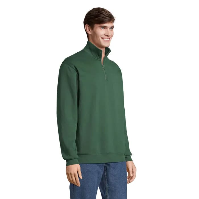 CONRAD Sweater Zip Kragen - CONRAD - Bottle Green