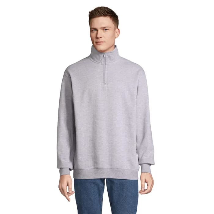 CONRAD Sweater Zip Kragen - CONRAD - Grau-Melange 2