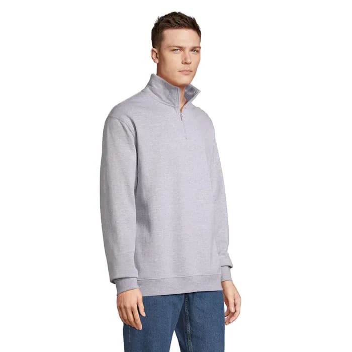 CONRAD Sweater Zip Kragen - CONRAD - Grau-Melange 2