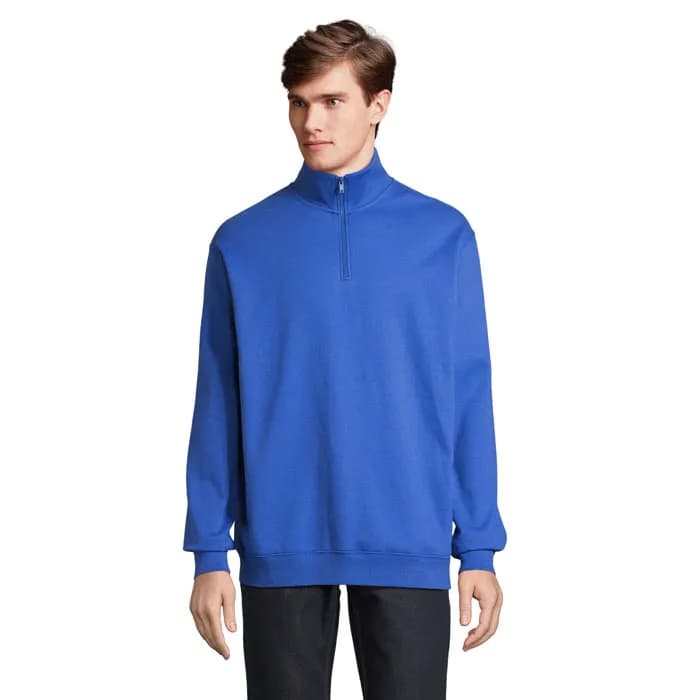 CONRAD Sweater Zip Kragen - CONRAD - Royal Blue
