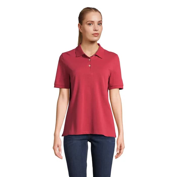 PACIFIC DAMEN POLO - PACIFIC WOMEN - Folk Red Twin