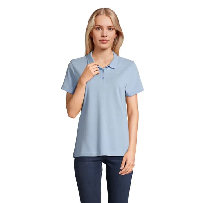 PULSE DAMEN POLO - PULSE WOMEN - Sky Blue Pique