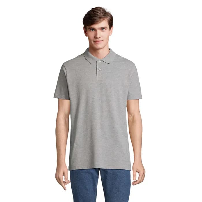 PULSE UNISEX POLO - PULSE - Grau-Melange 2
