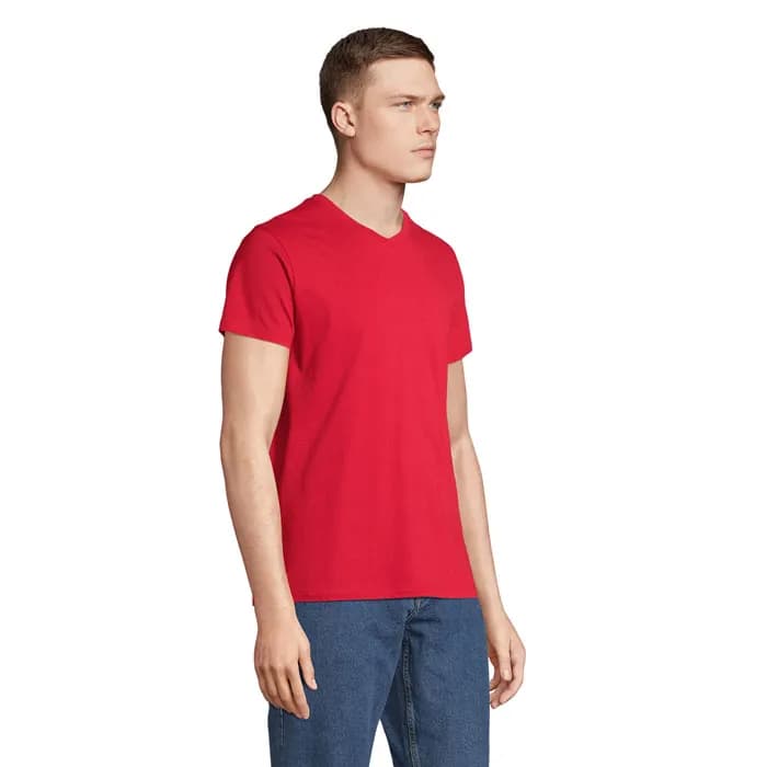 REGENT V V-NECK T-SHIRT - REGENT V - Red