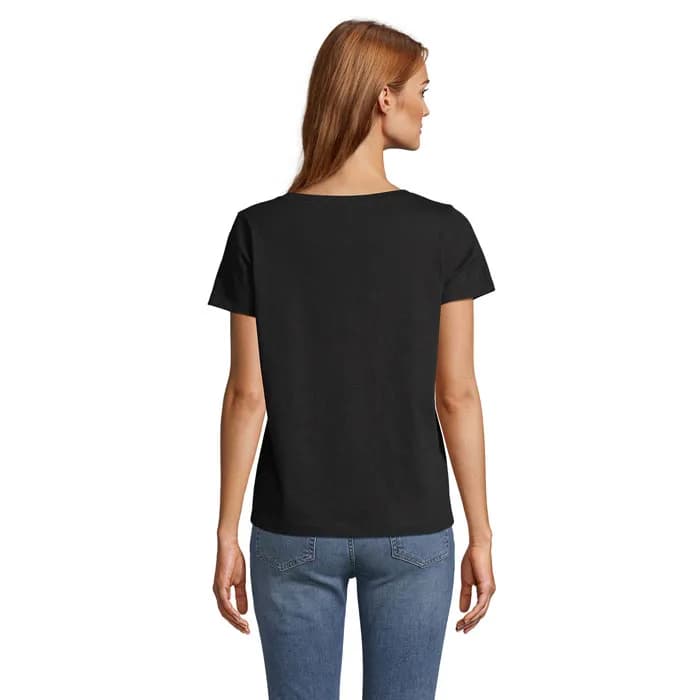 REGENT V T-SHIRT WOMEN - REGENT V WOMEN - Deep Black