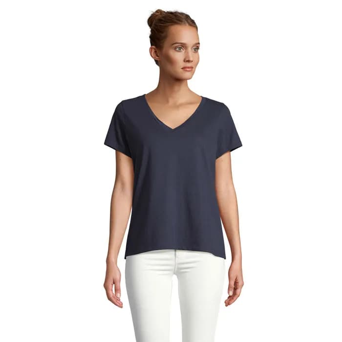 REGENT V T-SHIRT WOMEN - REGENT V WOMEN - French Navy