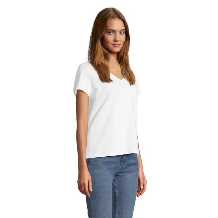 REGENT V T-SHIRT WOMEN - REGENT V WOMEN - White