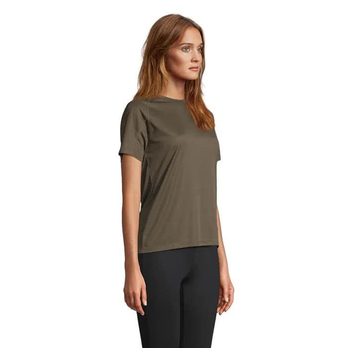 VORTEX WOMEN RAGLAN T-SHIRT - VORTEX WOMEN - Army