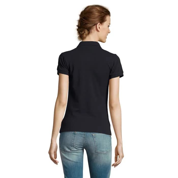 PEOPLE DAMEN POLO 210g - PEOPLE - Navy