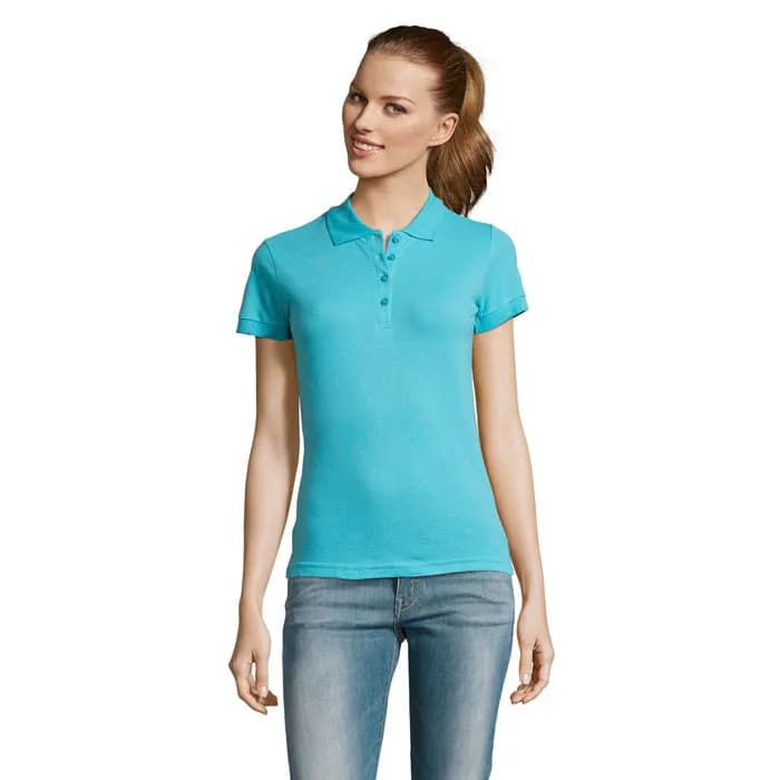 PASSION DAMEN POLO 170g - PASSION - Atoll-Blau