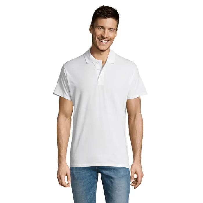 SUMMER II MEN Polo 170g - SUMMER II - White