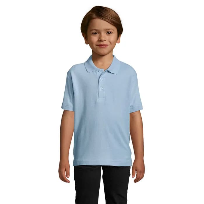 SUMMER II KIDS Polo 170g - SUMMER II KIDS - Sky Blue Pique
