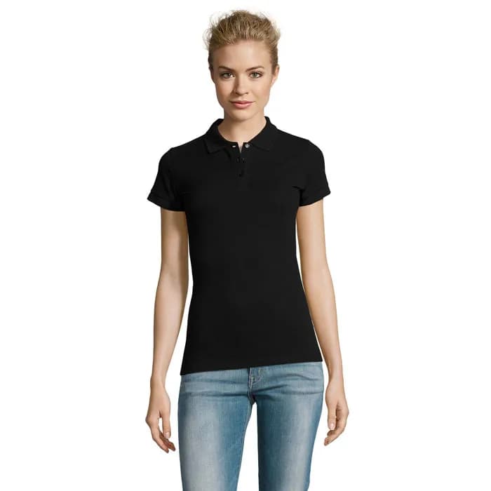 PERFECT DAMEN POLO 180g - PERFECT WOMEN - Schwarz