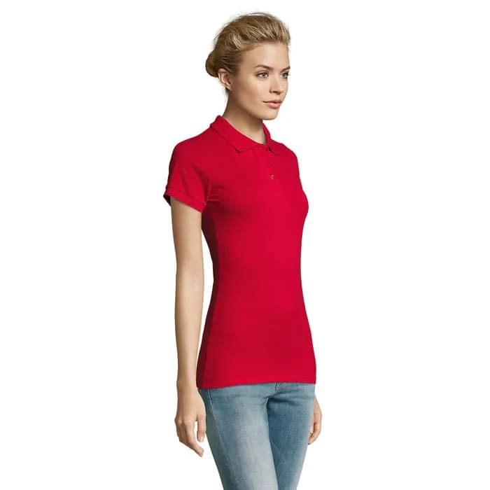 PERFECT DAMEN POLO 180g - PERFECT WOMEN - Red
